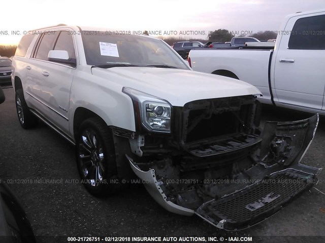 1GKS1JKJ7FR310222 - 2015 GMC YUKON XL DENALI WHITE photo 1