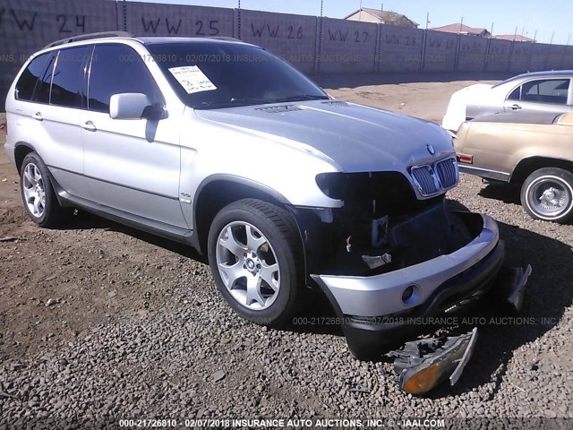 5UXFB33502LH38140 - 2002 BMW X5 4.4I SILVER photo 1