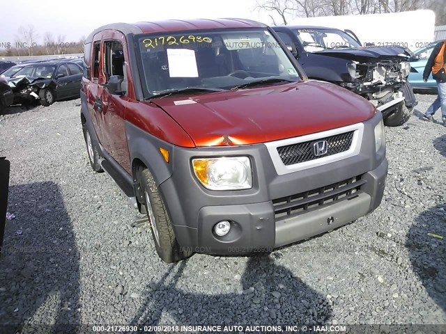 5J6YH286X3L026036 - 2003 HONDA ELEMENT EX ORANGE photo 1