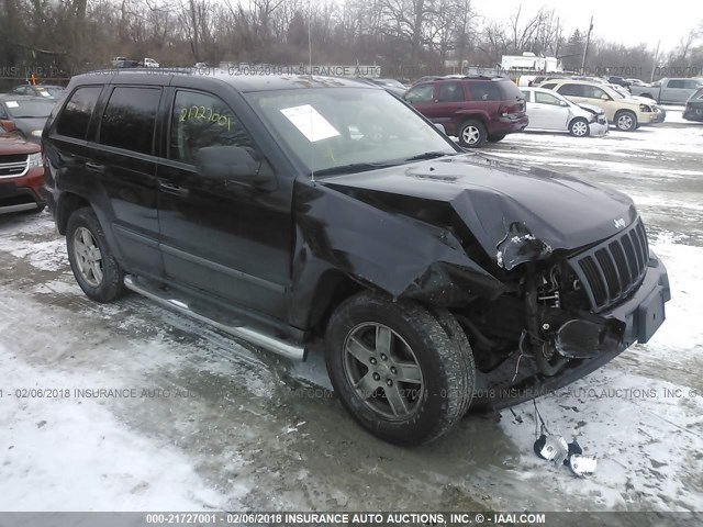 1J8GR48K87C649841 - 2007 JEEP GRAND CHEROKEE LAREDO/COLUMBIA/FREEDOM BLACK photo 1