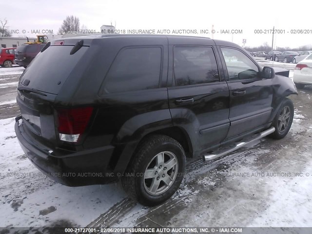 1J8GR48K87C649841 - 2007 JEEP GRAND CHEROKEE LAREDO/COLUMBIA/FREEDOM 黑色 照片 4