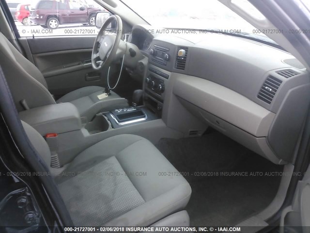 1J8GR48K87C649841 - 2007 JEEP GRAND CHEROKEE LAREDO/COLUMBIA/FREEDOM 黑色 照片 5