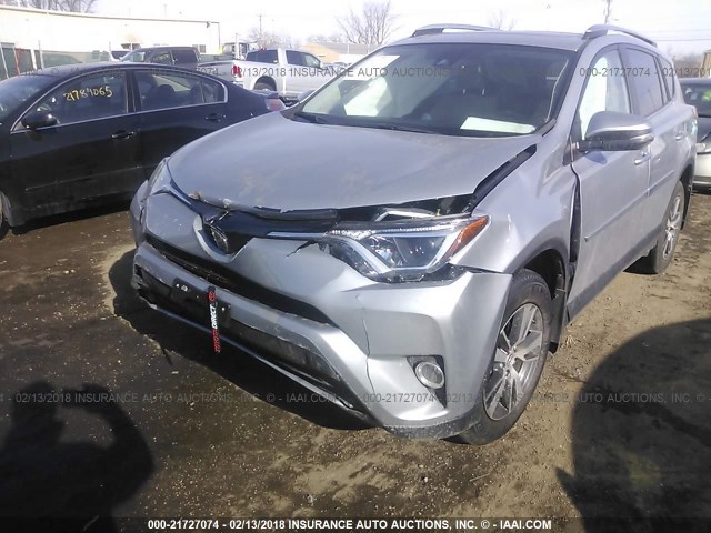 2T3RFREV5JW743085 - 2018 TOYOTA RAV4 ADVENTURE/XLE SILVER photo 6
