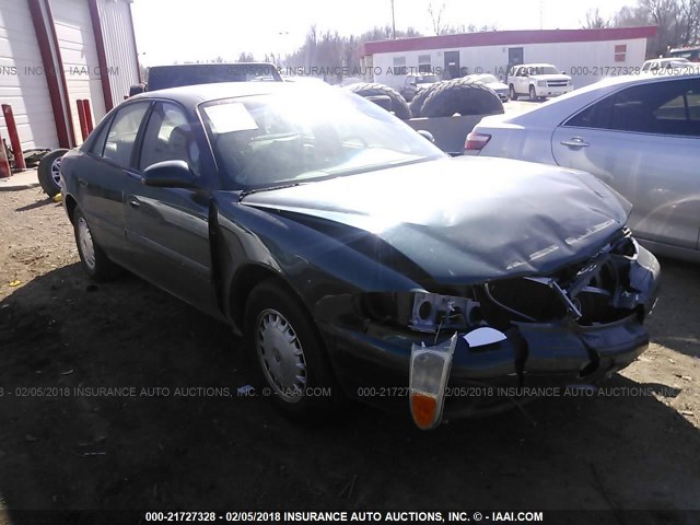 2G4WY55J711210386 - 2001 BUICK CENTURY LIMITED GREEN photo 1
