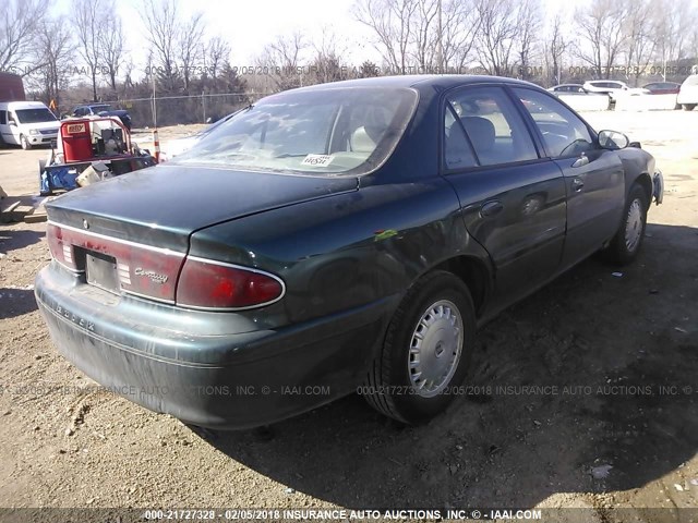2G4WY55J711210386 - 2001 BUICK CENTURY LIMITED GREEN photo 4