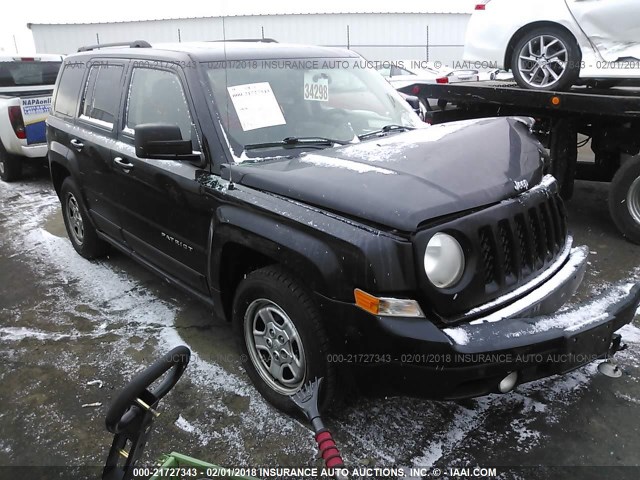 1C4NJPBA3FD138635 - 2015 JEEP PATRIOT SPORT BLACK photo 1