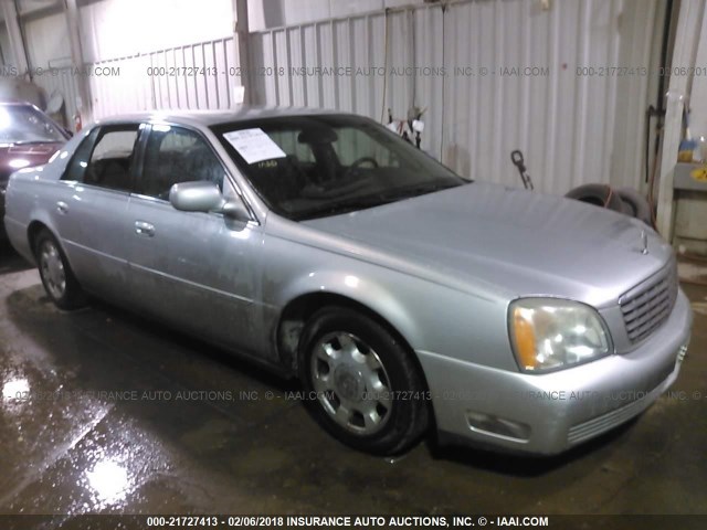 1G6KD54Y1YU296759 - 2000 CADILLAC DEVILLE SILVER photo 1