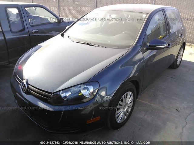 WVWDB7AJ6CW257757 - 2012 VOLKSWAGEN GOLF 深蓝色 照片 2