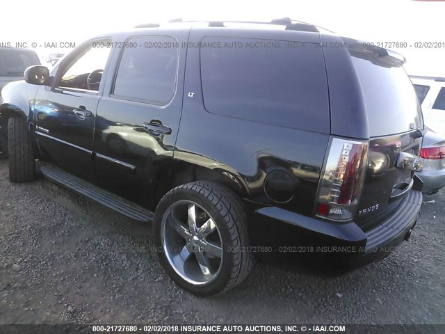 1GNFC13027R210311 - 2007 CHEVROLET TAHOE C1500 BLACK photo 3