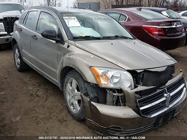 1B3HB48B18D683374 - 2008 DODGE CALIBER SXT TAN photo 1