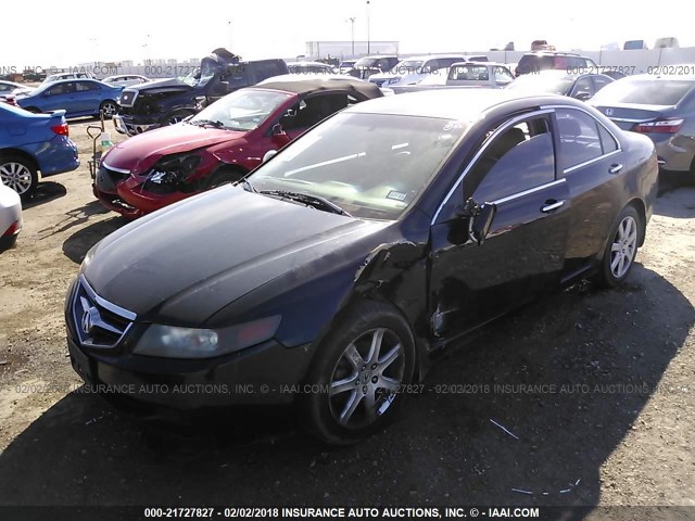 JH4CL969X5C020680 - 2005 ACURA TSX BLACK photo 2