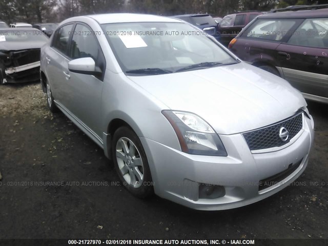 3N1AB6AP4CL738858 - 2012 NISSAN SENTRA 2.0/2.0S/SR/2.0SL SILVER photo 1