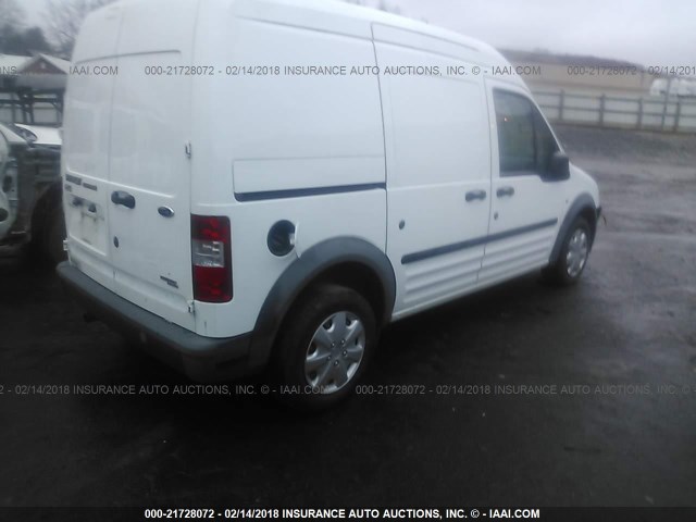 NM0LS7AN4CT075097 - 2012 FORD TRANSIT CONNECT XL WHITE photo 4