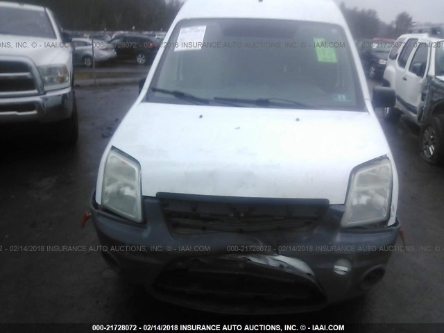 NM0LS7AN4CT075097 - 2012 FORD TRANSIT CONNECT XL WHITE photo 6