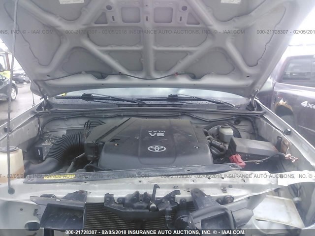 5TEUU42N97Z326699 - 2007 TOYOTA TACOMA ACCESS CAB Күміс фото 10