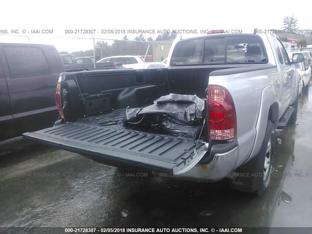 5TEUU42N97Z326699 - 2007 TOYOTA TACOMA ACCESS CAB SILVER photo 4