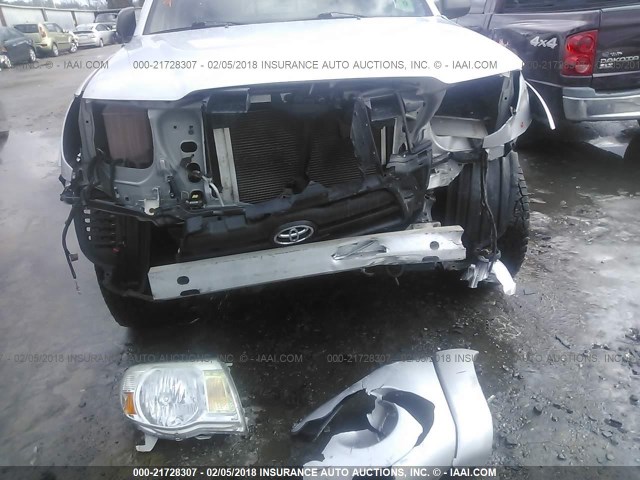 5TEUU42N97Z326699 - 2007 TOYOTA TACOMA ACCESS CAB SILVER photo 6