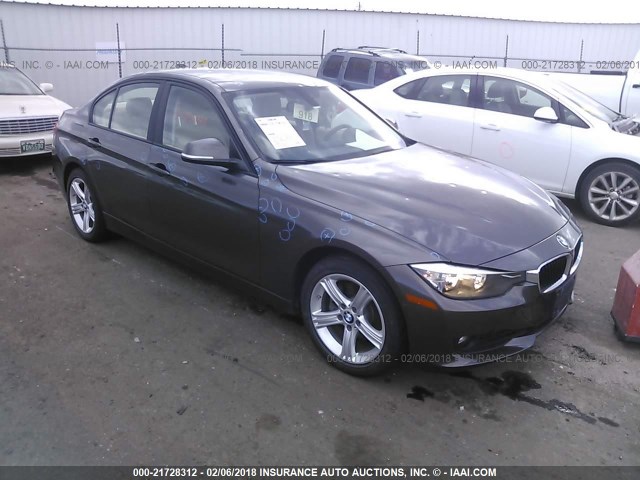 WBA3C3C58EF985758 - 2014 BMW 320 I/XDRIVE BROWN photo 1