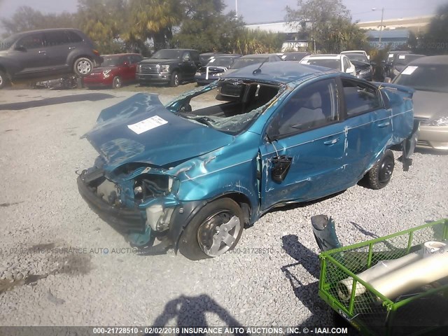 KL1TD56E99B333520 - 2009 CHEVROLET AVEO LS/LT 蓝色 照片 2