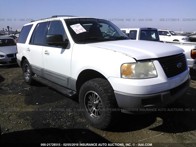 1FMRU15WX3LB96669 - 2003 FORD EXPEDITION XLT WHITE photo 1