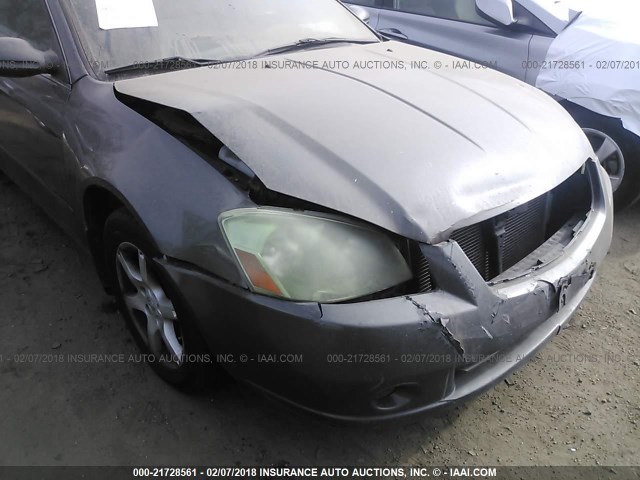 1N4AL11D76N441869 - 2006 NISSAN ALTIMA S/SL GRAY photo 6