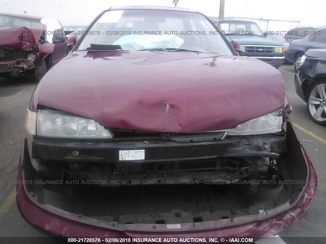 1HGCD5659TA167863 - 1996 HONDA ACCORD EX/EX-R MAROON photo 6