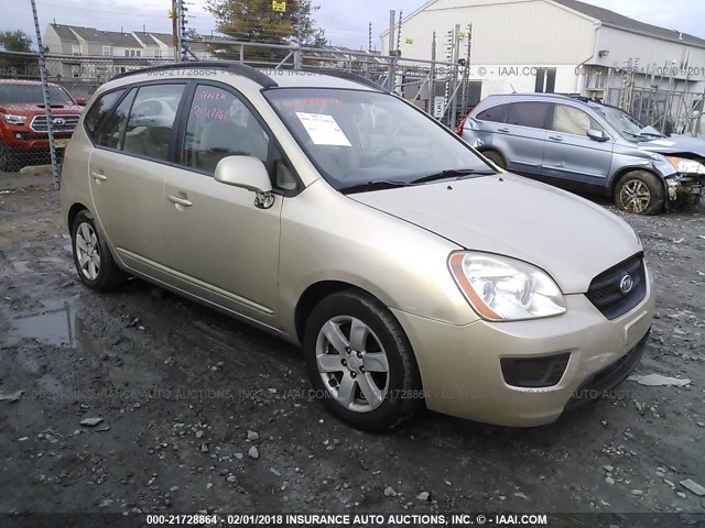 KNAFG526087123642 - 2008 KIA RONDO LX/EX GOLD photo 1