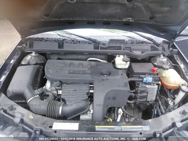 1G8AJ55F57Z154165 - 2007 SATURN ION LEVEL 2 BLUE photo 10