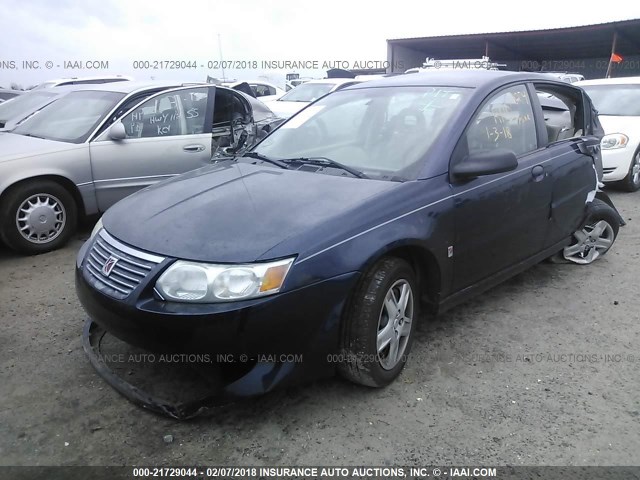 1G8AJ55F57Z154165 - 2007 SATURN ION LEVEL 2 BLUE photo 2