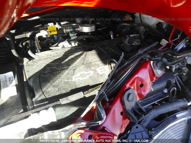 1G1JB5SH8H4163040 - 2017 CHEVROLET SONIC LS RED photo 10