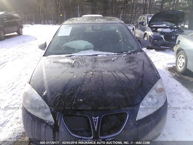 1G2ZG528954147764 - 2005 PONTIAC G6 BLACK photo 6