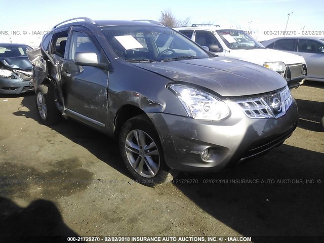 JN8AS5MT1CW612973 - 2012 NISSAN ROGUE S/SV GRAY photo 1