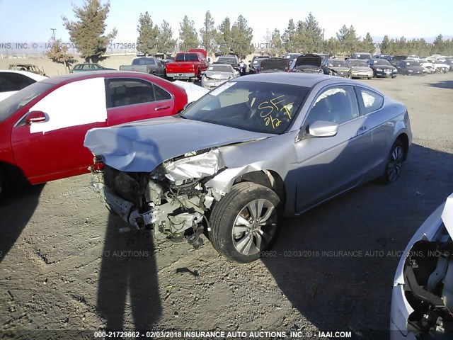 1HGCS1B85AA013274 - 2010 HONDA ACCORD EXL SILVER photo 2