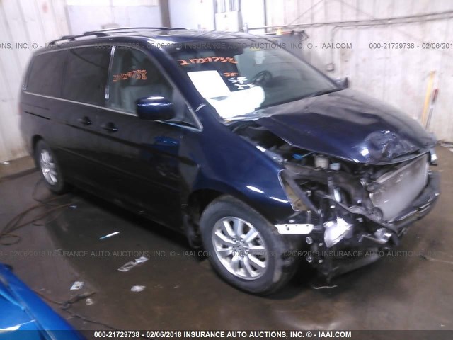 5FNRL38638B027764 - 2008 HONDA ODYSSEY EXL ლურჯი ფოტო 1