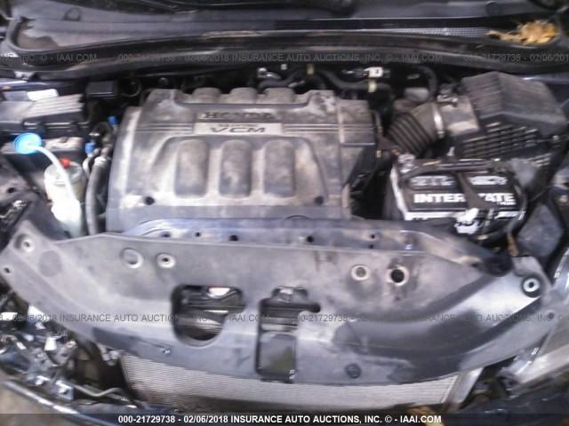 5FNRL38638B027764 - 2008 HONDA ODYSSEY EXL ლურჯი ფოტო 10