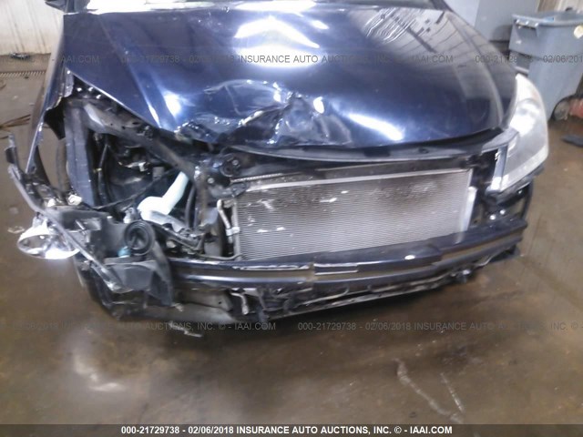 5FNRL38638B027764 - 2008 HONDA ODYSSEY EXL BLUE photo 6