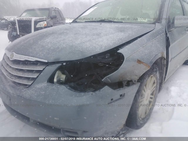 1C3LC56B39N517419 - 2009 CHRYSLER SEBRING TOURING/LIMITED Light Blue photo 6