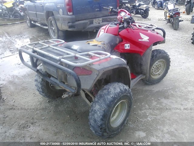 478TE28003A009948 - 2003 HONDA TRX650 FA RED photo 4