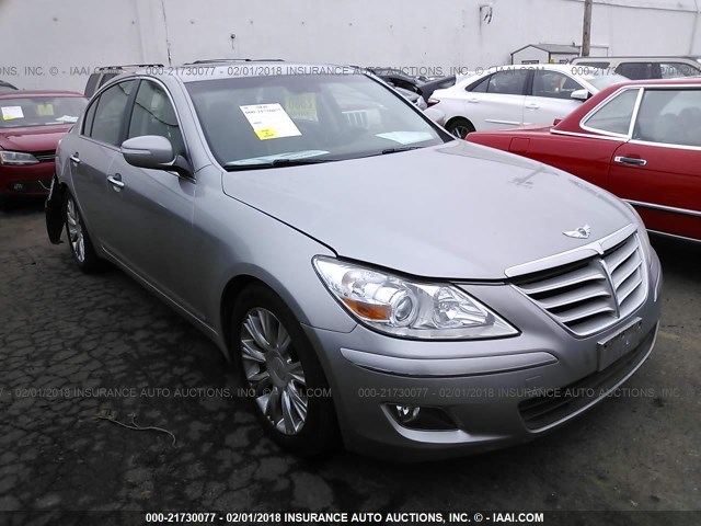 KMHGC4DE9AU095344 - 2010 HYUNDAI GENESIS 3.8L SILVER photo 1