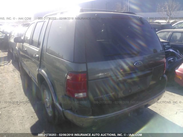 1FMZU74W52ZA65147 - 2002 FORD EXPLORER EDDIE BAUER GREEN photo 3