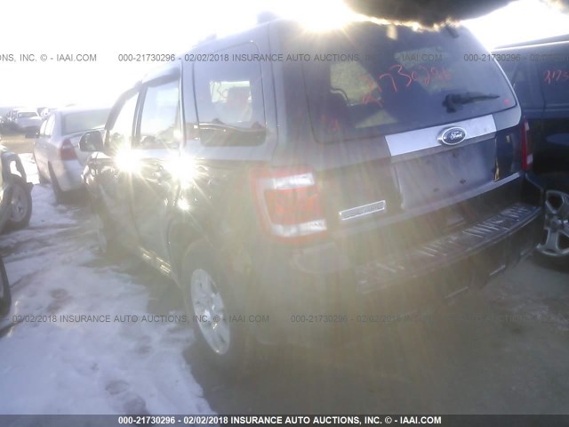 1FMCU9E7XBKA48832 - 2011 FORD ESCAPE LIMITED BLACK photo 3