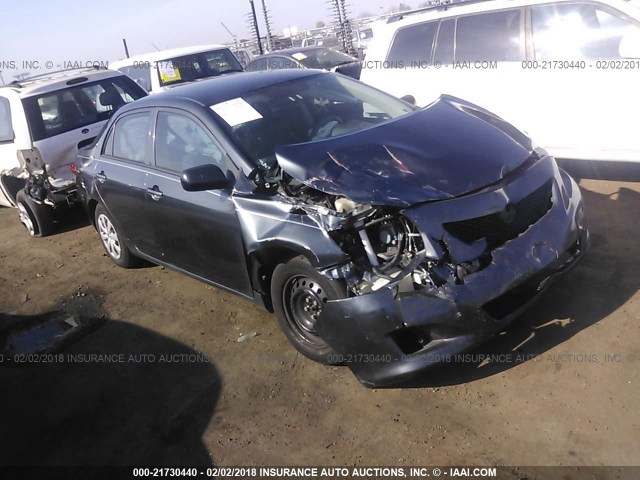 1NXBU4EE2AZ189250 - 2010 TOYOTA COROLLA S/LE/XLE GRAY photo 1