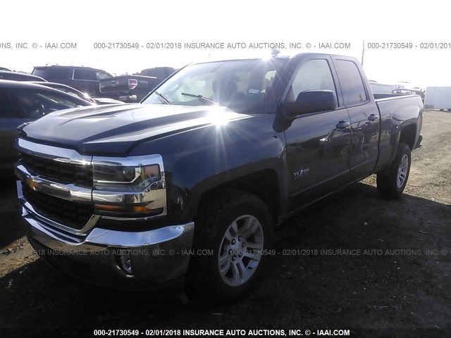 1GCRCREC8HZ344737 - 2017 CHEVROLET SILVERADO C1500 LT Dark Blue photo 2