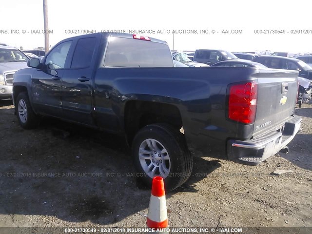 1GCRCREC8HZ344737 - 2017 CHEVROLET SILVERADO C1500 LT Dark Blue photo 3