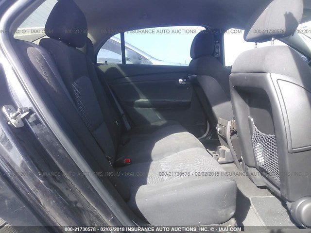 1G1ZH57B09F117925 - 2009 CHEVROLET MALIBU 1LT BLACK photo 8
