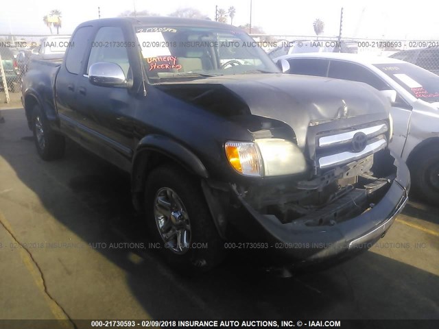 5TBRT34103S358468 - 2003 TOYOTA TUNDRA ACCESS CAB SR5 BLACK photo 1