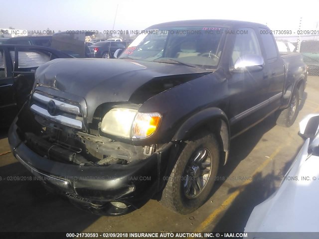 5TBRT34103S358468 - 2003 TOYOTA TUNDRA ACCESS CAB SR5 BLACK photo 2