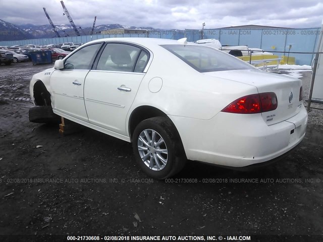 1G4HC5EM8AU102025 - 2010 BUICK LUCERNE CXL WHITE photo 3