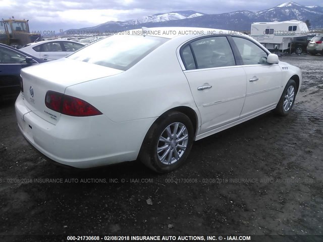 1G4HC5EM8AU102025 - 2010 BUICK LUCERNE CXL WHITE photo 4