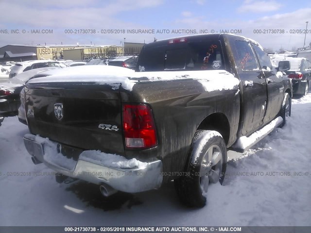 1C6RR7LT0DS677238 - 2013 RAM 1500 SLT BROWN photo 4